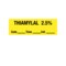 Nevs Tape, Thiamylal 2.5% 1/2" x 500" Yellow w/Black SANT-104 - alternate 1